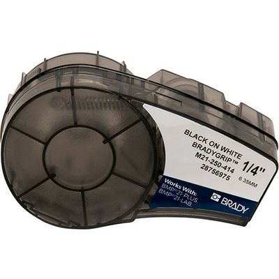 Brady M21-250-414 - Schwarz auf weiß - Etikett