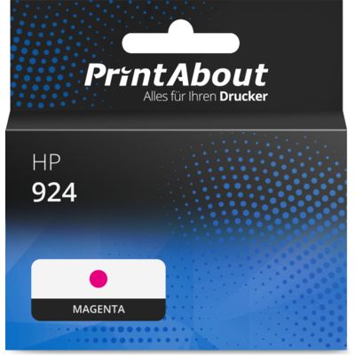 Druckerpatrone kompatibel mit HP 924 (4K0U4NE) - Magenta - Extra hohe Kapazität