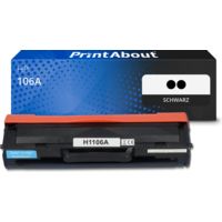 Toner kompatibel mit HP 106A (W1106+1106) - Schwarz - Multipack