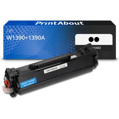 Toner kompatibel mit HP W1390+1390A (139A) - Schwarz - Multipack