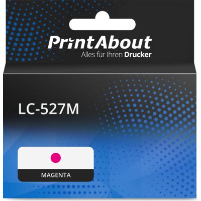 Druckerpatrone kompatibel mit Brother LC-527M - Magenta