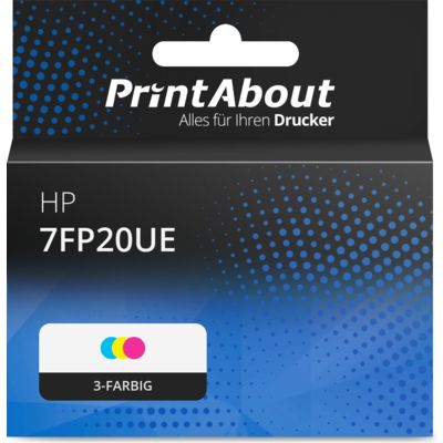 Druckerpatrone kompatibel mit HP 7FP20UE (308) - 3-farbig - Hohe Kapazität