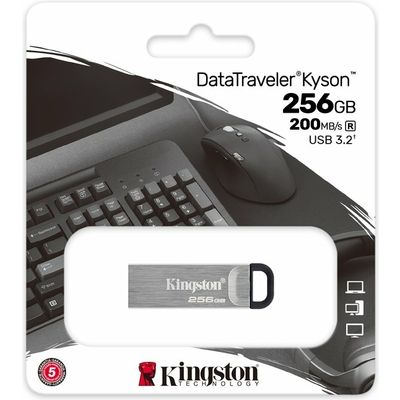 Kingston 256GB DataTraveler Kyson 200MB/s Metal USB 3.2 Gen 1 - USB-Stick