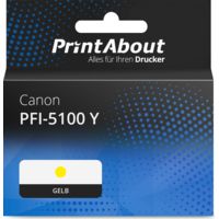 Druckerpatrone kompatibel mit Canon PFI-5100 Y - Gelb