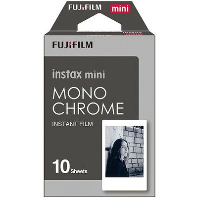 Fujifilm Instax mini film Monochrome (10 vel) - (4,6 cm x 6,2 cm) - Fotopapier