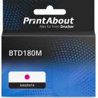 Druckerpatrone kompatibel mit Brother BTD180M - Magenta