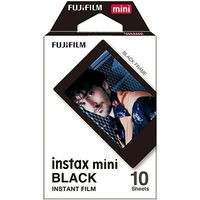 Fujifilm Instax mini film Black (10 vel) - (4,6 cm x 6,2 cm) - Fotopapier