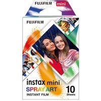 Fujifilm Instax mini film Spray Art (10 vel) - (4,6 cm x 6,2 cm) - Fotopapier