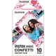 Fujifilm Instax mini film Confetti (10 vel) - (4,6 cm x 6,2 cm) - Fotopapier