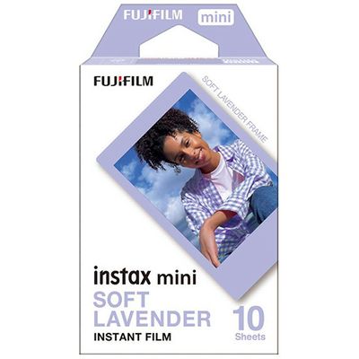 Fujifilm Instax mini film soft lavender (10 vel) - (4,6 cm x 6,2 cm)  - Fotopapier
