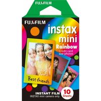 Fujifilm Instax mini film Rainbow 10 vel - (4,6 cm x 6,2 cm)  - Fotopapier