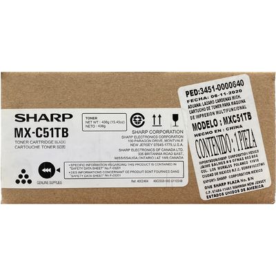 Sharp MX-C51TB - Schwarz - Toner