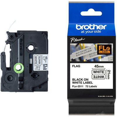 Brother FLe-2511 - Schwarz auf weiß - Tape