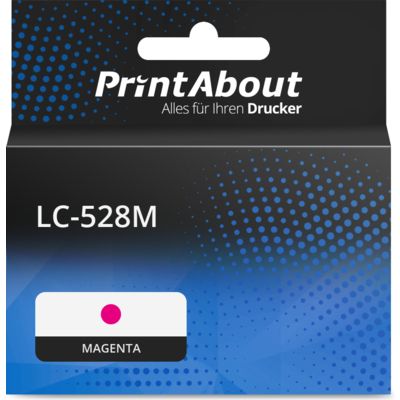Druckerpatrone kompatibel mit Brother LC-528M - Magenta